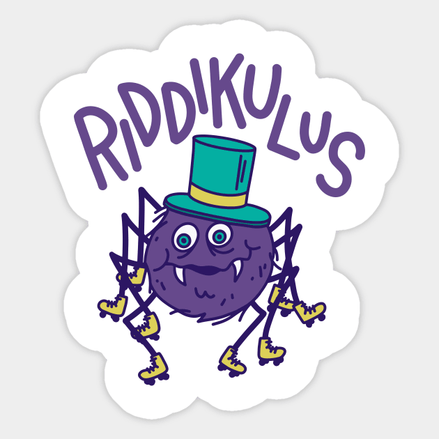 Riddikulus - Ron's Spider Fears Made Funny Sticker by sombreroinc